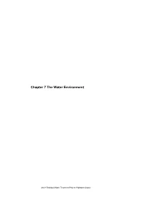 Chapter 7 the Water Environment