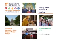Curacy in the Diocese of Lichfield