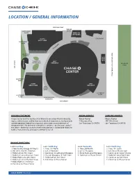 Chase Center Parking and Transportation