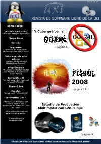 Estudio De Producción Multimedia Con GNU/Linux”