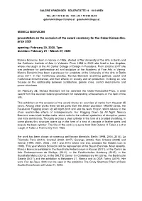 MONICA BONVICINI Text Engl