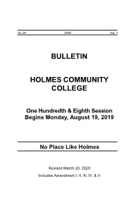 2019-2020 Bulletin.Pdf