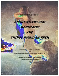 About Rivers and Mountains and Things Found in Them Pp