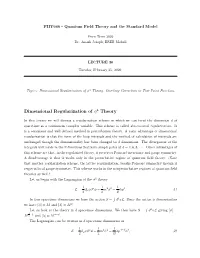 Dimensional Regularization of Φ4 Theory