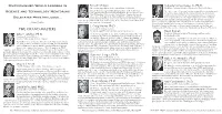 Distinguished World Leaders in Science and Technology Mentoring