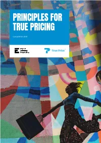 Principles for True Pricing