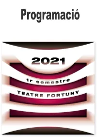 Programació 1R Semestre 2021