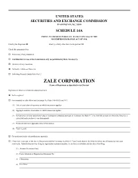ZALE CORPORATION (Name of Registrant As Specified in Its Charter)