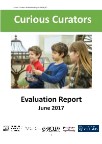 Curious Curators Evaluation Report 14/06/17