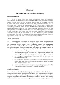 Introduction and Conduct of Inquiry