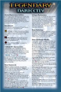 Legendary Rules