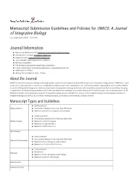 Mary Ann Liebert, Inc. Submission Guidelines and Policies