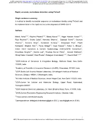 Rapid, Accurate, Nucleobase Detection Using Fncas9