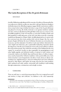 The Latin Reception of the De Gestis Britonum