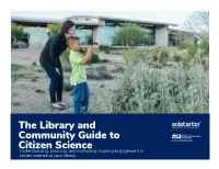 The Library and Community Guide to Citizen Science
