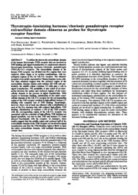 Thyrotropin-Luteinizing Hormone/Chorionic Gonadotropin