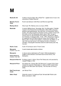 Applied When It Was in the Ownership of Robert Macduff. Machins Forest