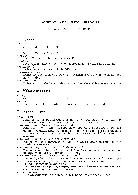 Common Lisp Quick Reference