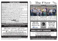 The Flyer Through Every Door in the Area: If You Know Someone Who’S Not Getting One, Please Let Us Know and We’Ll Sort It Out