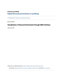 Visualization of Musical Instruments Through MIDI Interface