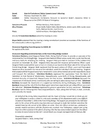 Board of Selectmen Meeting Minutes