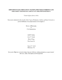 Diffuser Fouling Mitigation, Wastewater Characteristics and Treatment Technology Impact on Aeration Efficiency