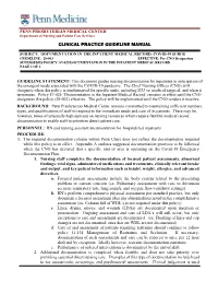 Documentation in Inpatient Medical Record During COVID-19 Surge