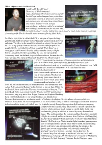 What a Quasar Eats for Breakfast a Talk by Dr David Floyd University Of