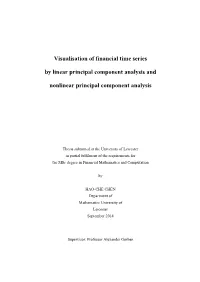 2.5 Nonlinear Principal Components Analysis for Visualisation of Log-Return Time Series 43 2.6 Conclusion 47 3