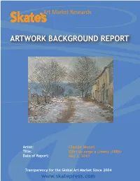 Artwork Background Report