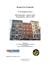 Request for Proposals