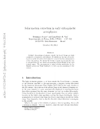 Solar-Motion Correction in Early Extragalactic Astrophysics