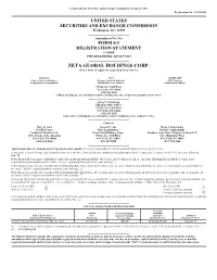 ZETA GLOBAL HOLDINGS CORP. (Exact Name of Registrant As Specified in Its Charter)