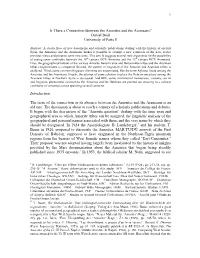 1 Is There a Connection Between the Amorites and the Arameans?