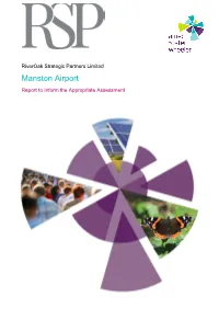 Manston Airport Report to Inform the Appropriate Assessment