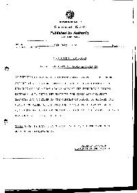 Publishecl by Authority EXTRAORDINARY