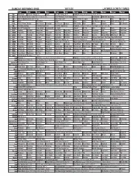 Sunday Morning Grid 10/11/20 Latimes.Com/Tv Times