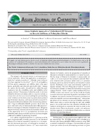 Green Synthetic Approach to 5-Substituted-1H-Tetrazoles Via Recycle and Reuse of Tributyltin Chloride