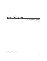 In the GNU Fortran Compiler