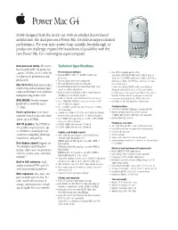 Power Mac G4