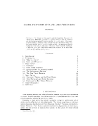 Global Properties of Plane and Space Curves