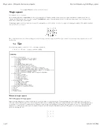 Magic Square - Wikipedia, the Free Encyclopedia