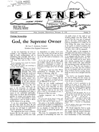 God, the Supreme Owner God Has Permitted Us to Make Use of Those Things He Alone Owns