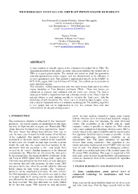 Methodology to Evaluate Aircraft Piston Engine Durability