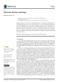 Quantum String Cosmology
