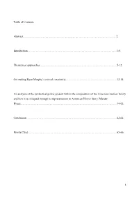 Table of Contents Abstract