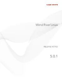Wind River Linux Release Notes, 5.0.1