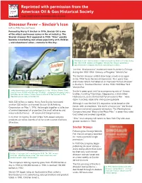 Dinosaur Fever – Sinclair's Icon Reprinted with Permission from The