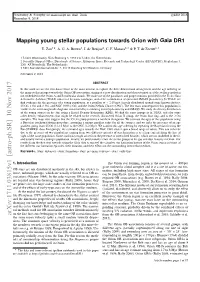Mapping Young Stellar Populations Towards Orion with Gaia DR1 E