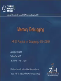 Memory Debugging